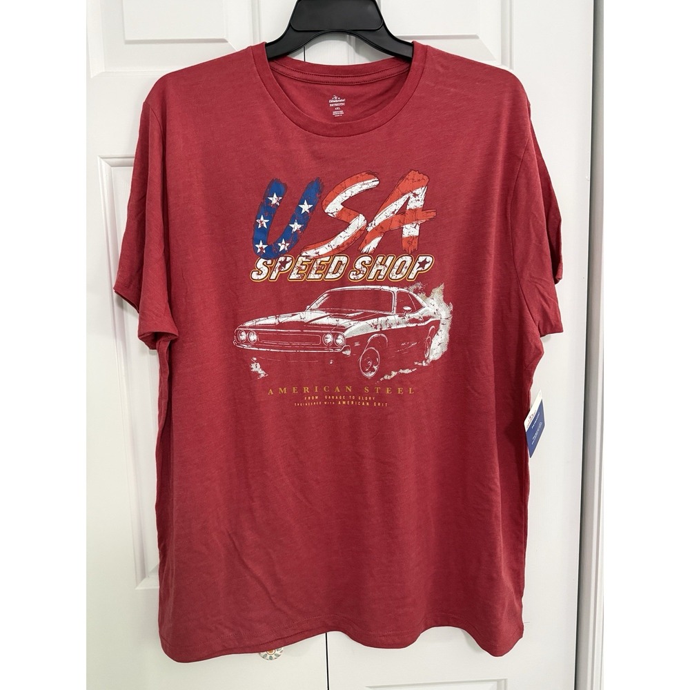 Brand NEW 250 Ann. USA Speed Shop 1970 Dodge Challenger R/T Men's T Shirt 2XL